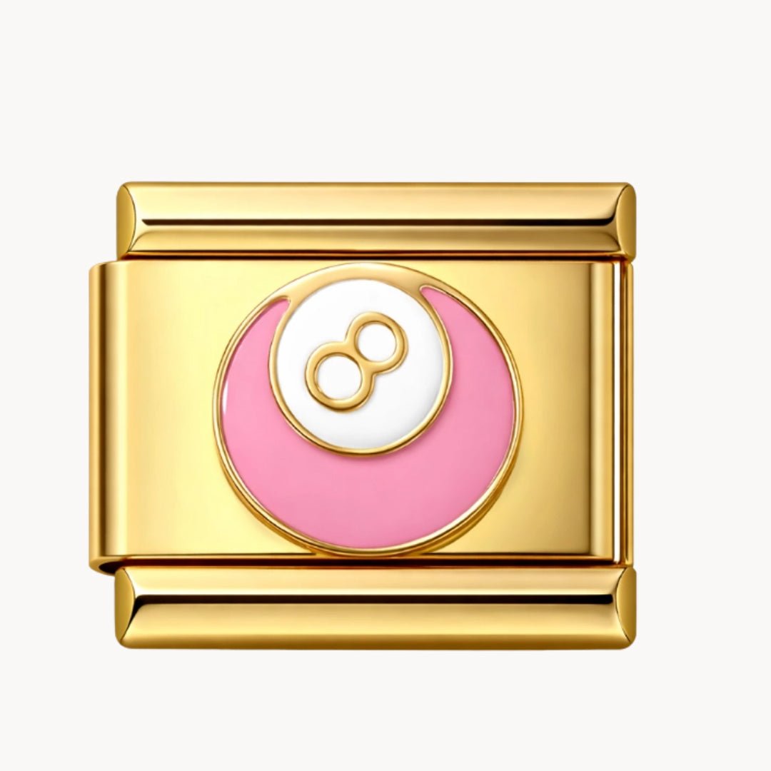 Billard 8 or rose - Italian Charms France
