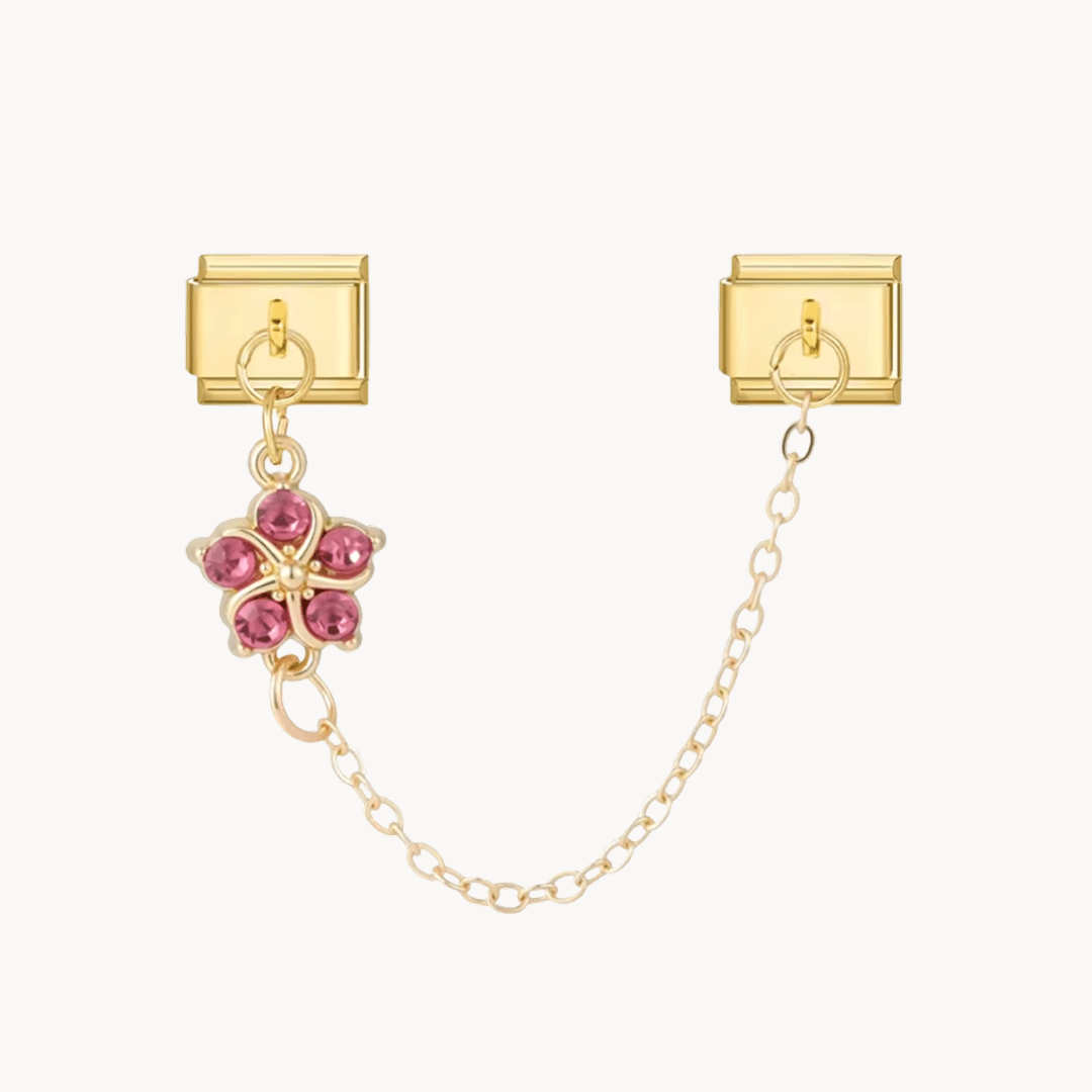 Chaîne fleur dorée - Italian Charms France