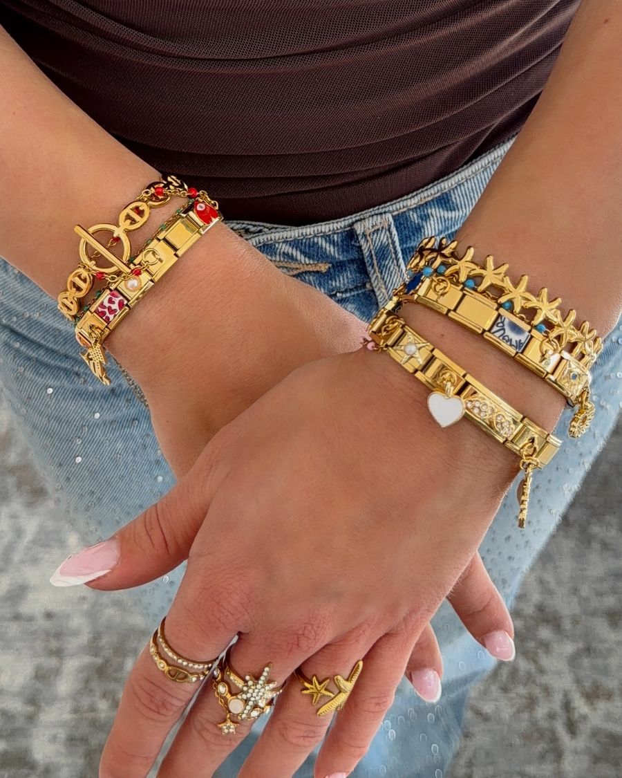 Gold charms