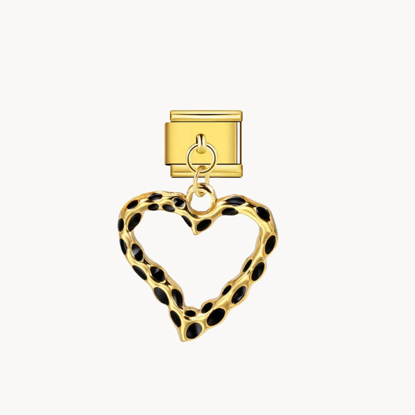 Leopard Heart Pendant