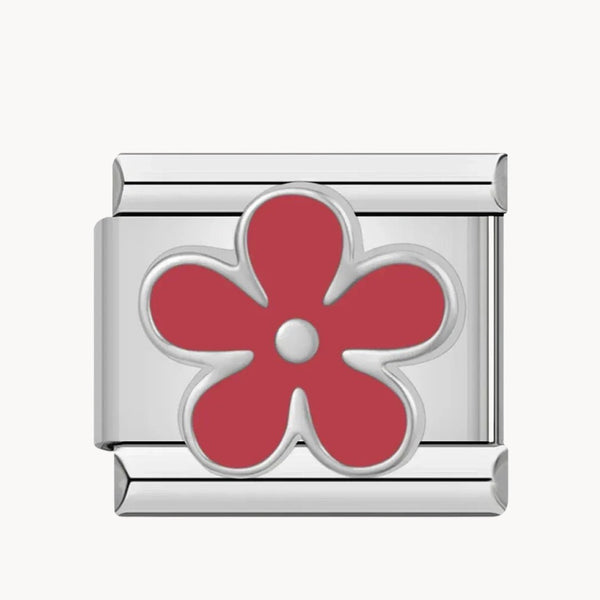 Red flower charm