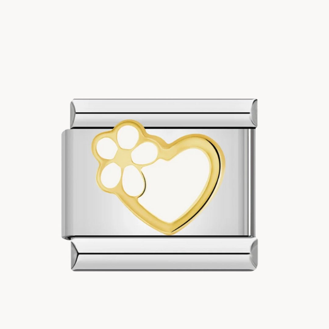 Charm heartflower - Italian Charms France