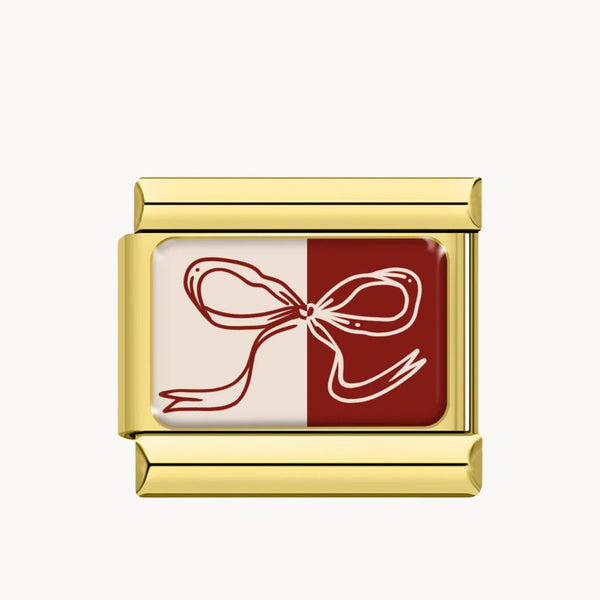 Red ribbon charm