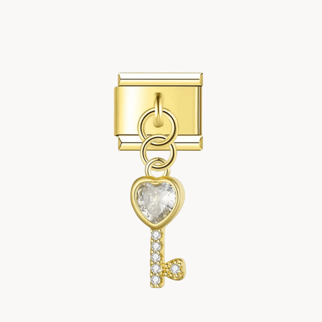 Clé cœur - Italian Charms France