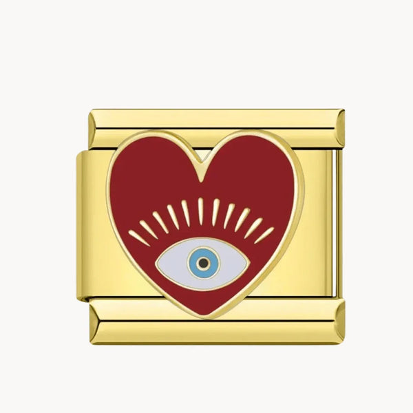 Red gold heart