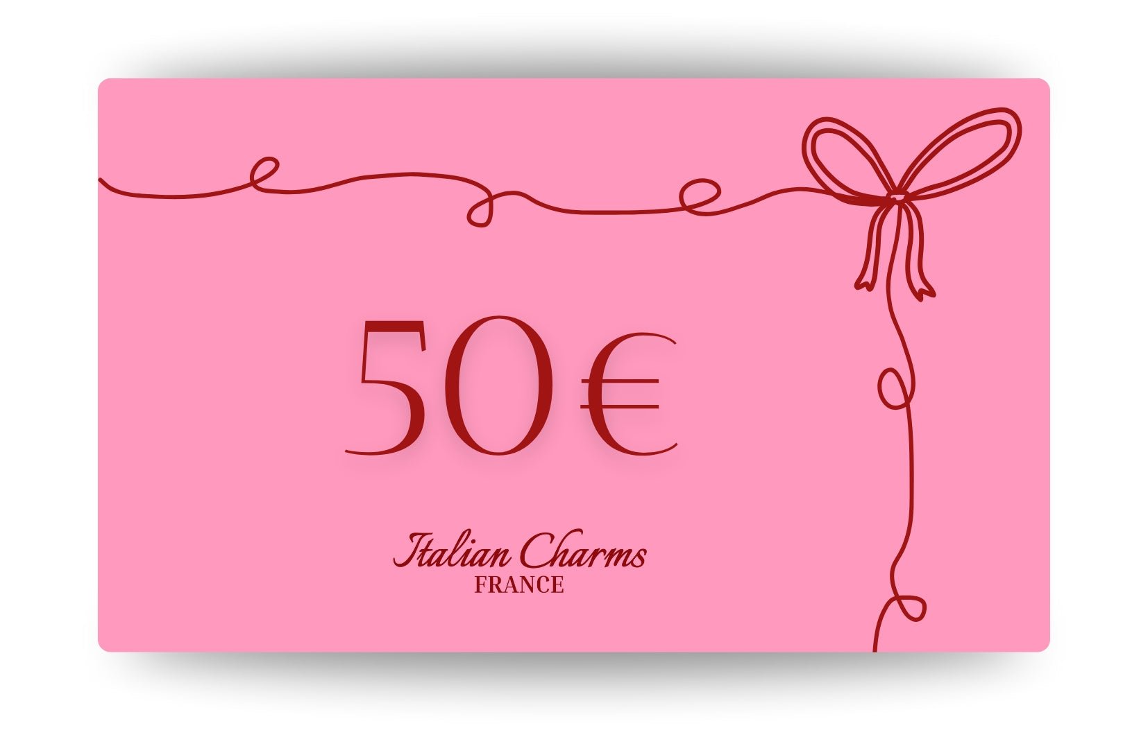 E - Carte Cadeau Italian Charms France - Italian Charms France