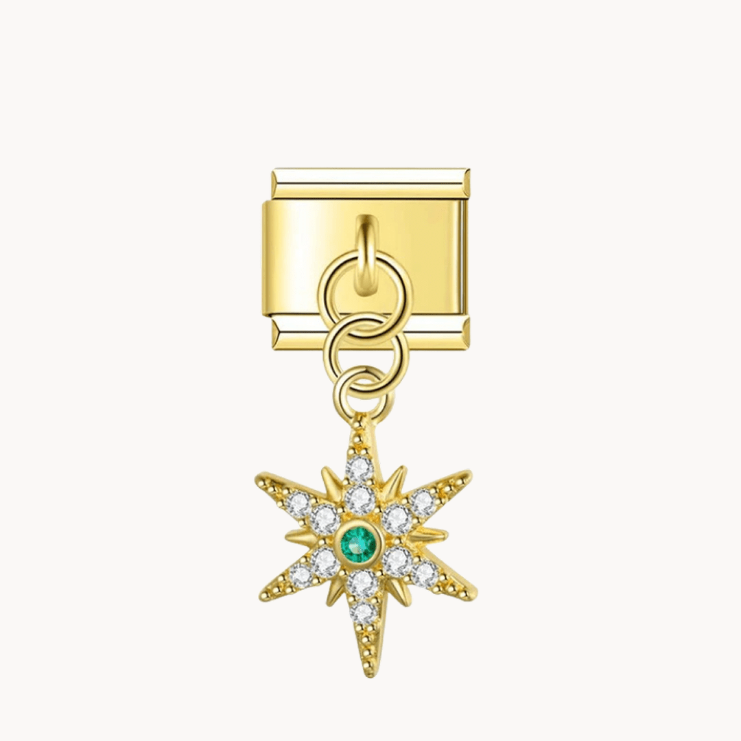 Étoile avec pierre - Italian Charms France