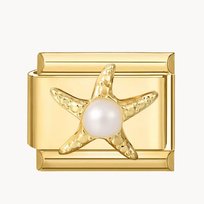 Étoile de Mer avec Perle - Italian Charms France