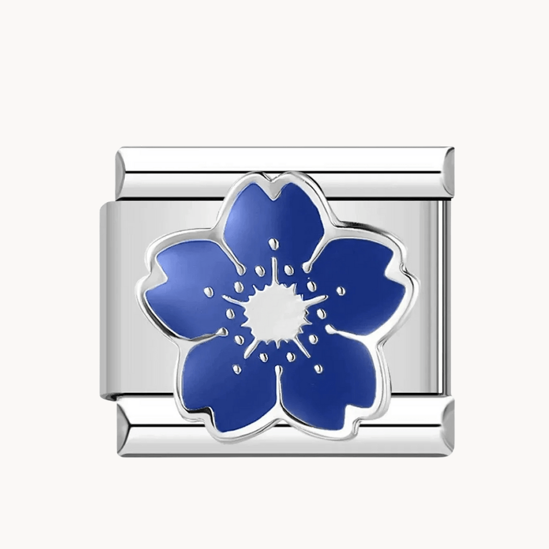 Fleur bleue - Italian Charms France