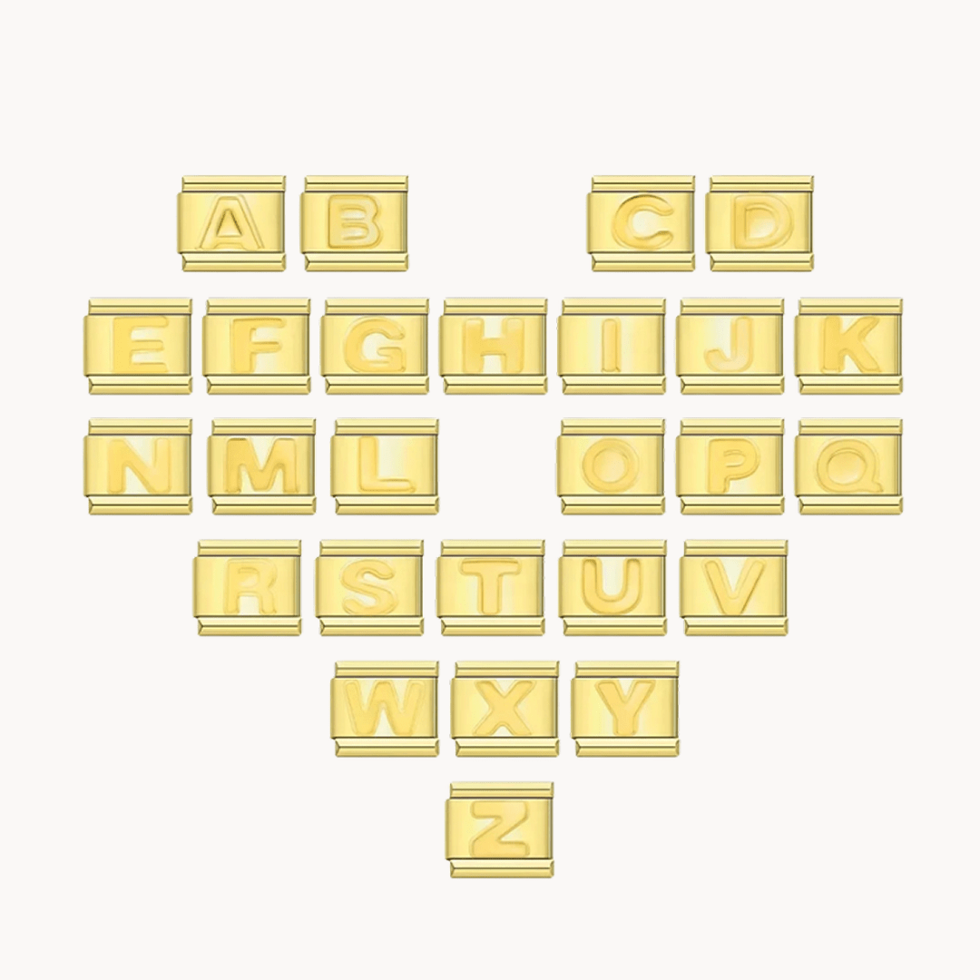 Lettres dorées - Italian Charms France
