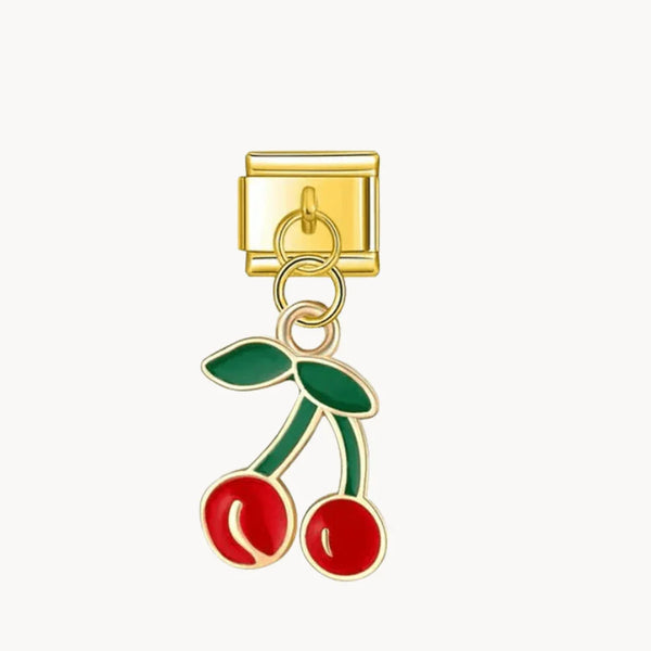 Pair of cherries, Gold