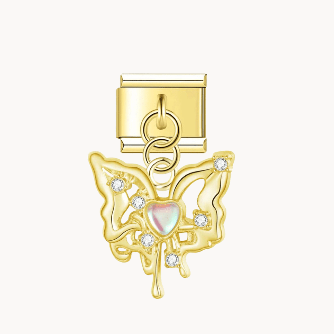 Papillon Cœur - Italian Charms France
