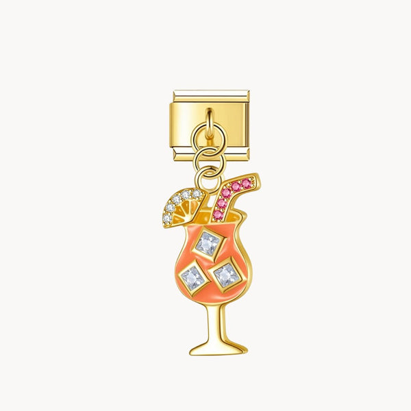Orange cocktail pendant