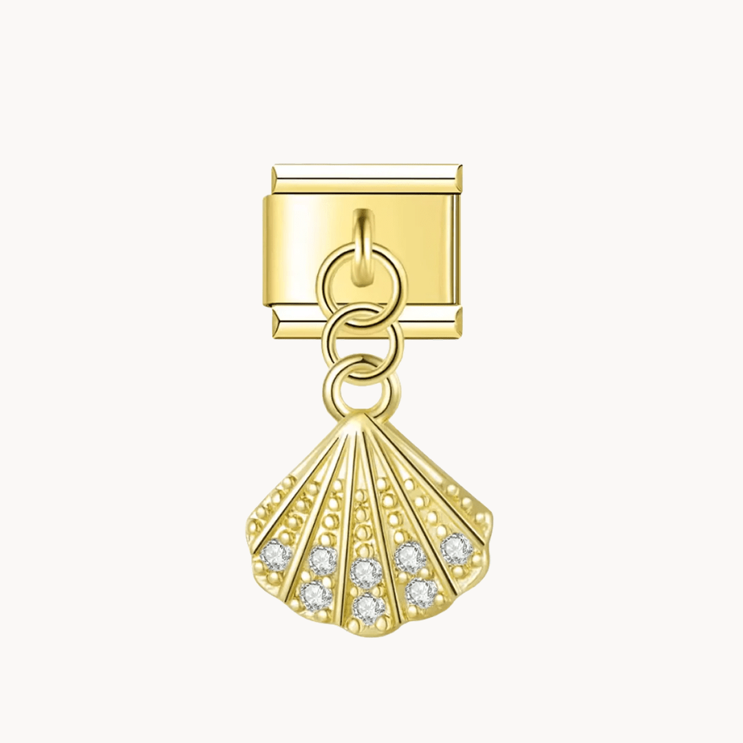 Pendentif coquillage brillant - Italian Charms France