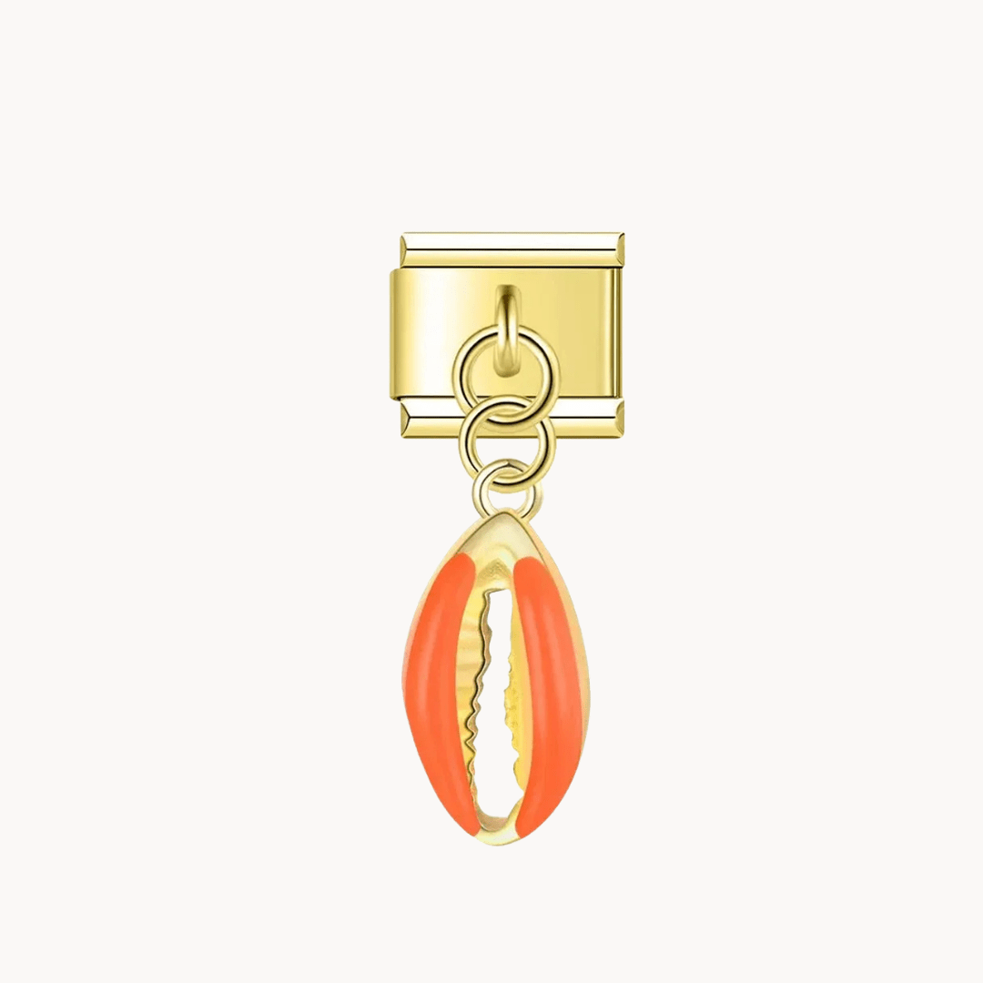 Pendentif coquillage doré (3 couleurs) - Italian Charms France