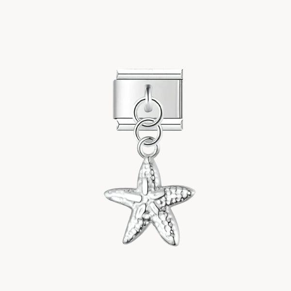 Silver starfish pendant