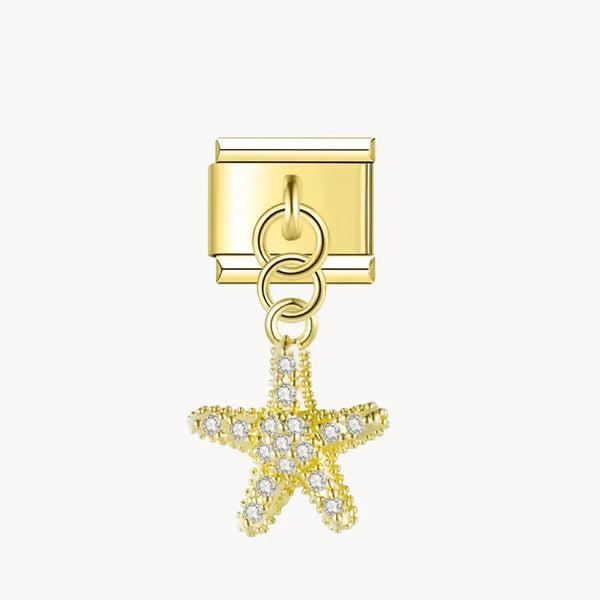 Shiny starfish pendant