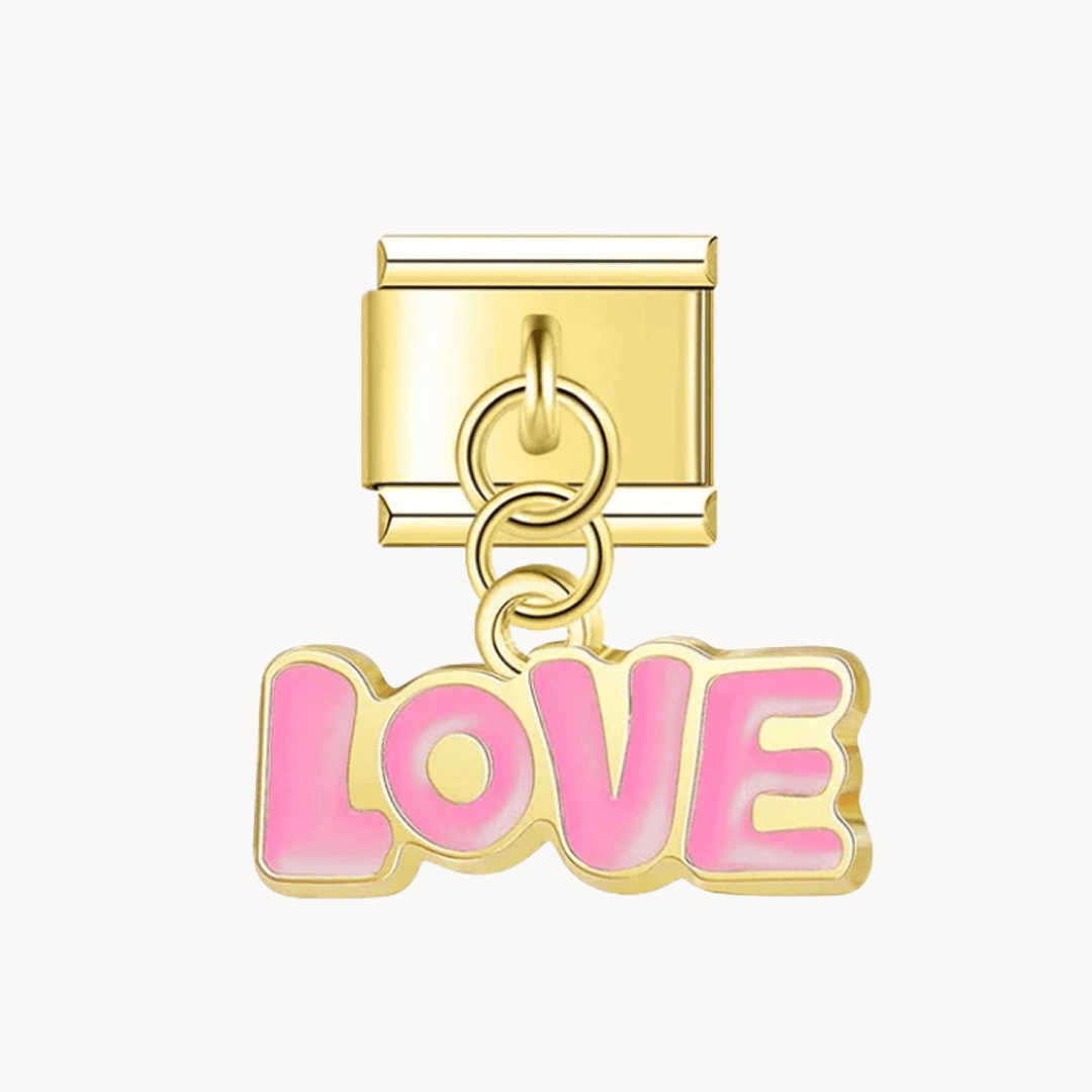 Pendentif love rose - Italian Charms France