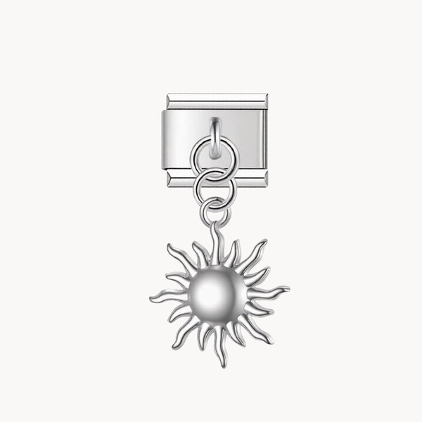 Silver sun pendant