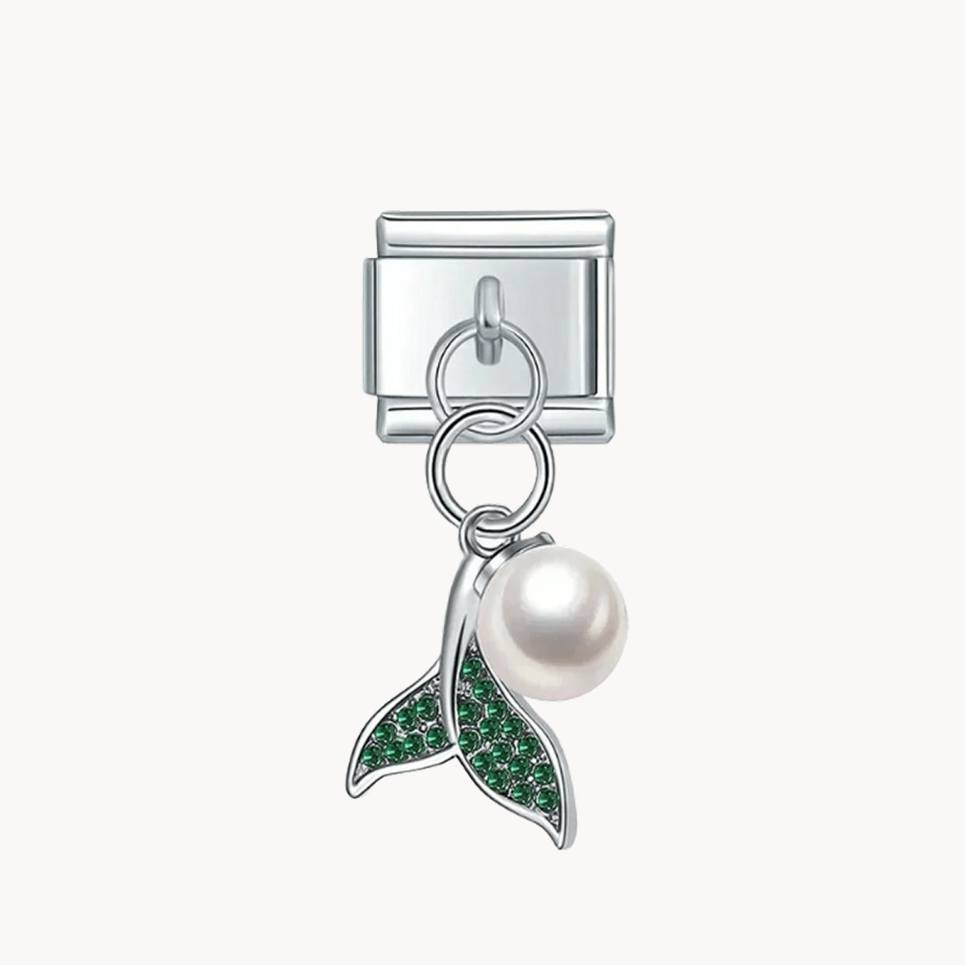 Queue de sirène avec perle - Italian Charms France